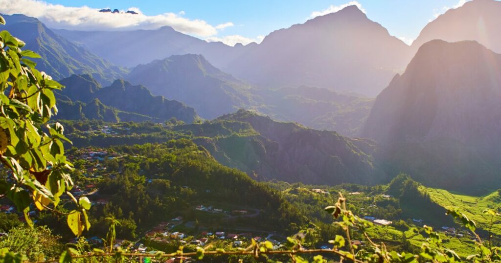 Paysage de l'île de La Réunion