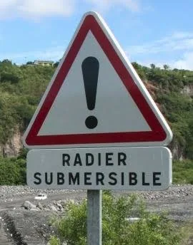 Panneau de radier submersible à La Réunion